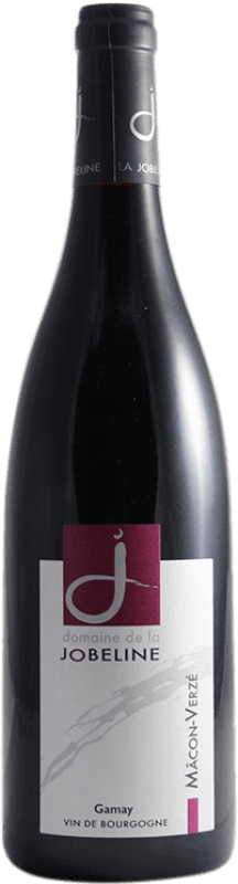24,95 € Envío gratis | Vino tinto Domaine de La Jobeline Rouge A.O.C. Mâcon Borgoña Francia Gamay Botella 75 cl
