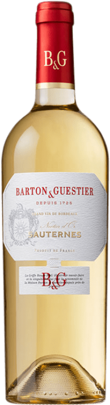 29,95 € Envío gratis | Vino Blanco Barton & Guestier B&G Passeport Dulce A.O.C. Sauternes Burdeos Francia Sémillon, Sauvignon Botella 75 cl