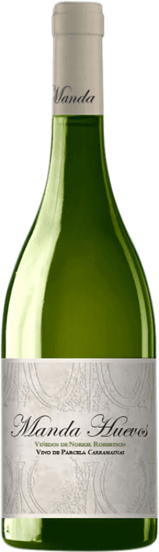 19,95 € Free Shipping | White wine El Escocés Volante Manda Huevos Blanco Carramainas Aged Spain Grenache White, Macabeo Bottle 75 cl