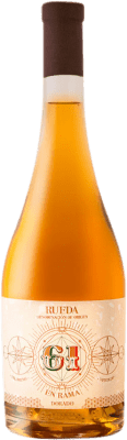 29,95 € Kostenloser Versand | Verstärkter Wein Cuatro Rayas 61 Dorado en Rama D.O. Rueda Kastilien und León Spanien Palomino Fino, Verdejo Flasche 75 cl