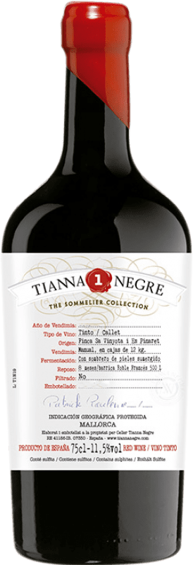 45,95 € Envío gratis | Vino Tinto Tianna Negre The Sommelier Nº 1 Collection — Colección I.G.P. Vi de la Terra de Mallorca Mallorca España Callet Botella 75 cl