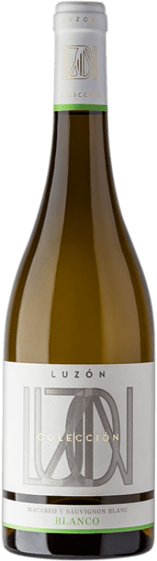 7,95 € Envio grátis | Vinho branco Luzón Colección Blanco D.O. Jumilla Região de Múrcia Espanha Macabeo, Sauvignon Branca Garrafa 75 cl