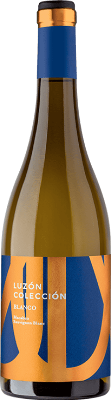 9,95 € Free Shipping | White wine Luzón Colección Blanco D.O. Jumilla Region of Murcia Spain Macabeo, Sauvignon White Bottle 75 cl