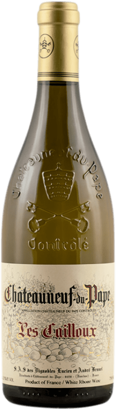 47,95 € Kostenloser Versand | Weißwein Domaine Les Cailloux Blanc A.O.C. Châteauneuf-du-Pape Provence Frankreich Grenache Weiß, Roussanne Flasche 75 cl