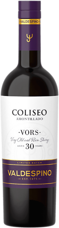 167,95 € Free Shipping | Fortified Wine Valdespino Coliseo Amontillado VORS Very Old Rare Sherry D.O. Jerez-Xérès-Sherry Andalusia Spain Palomino Fino Medium Bottle 50 cl