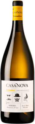 27,95 € Spedizione Gratuita | Vino bianco Pazo Casanova D.O. Ribeiro Galizia Spagna Treixadura Bottiglia Magnum 1,5 L