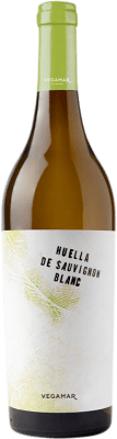 13,95 € Envío gratis | Vino blanco Vegamar Huella Selección D.O. Valencia Comunidad Valenciana España Sauvignon Blanca Botella 75 cl