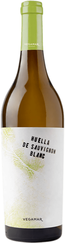 13,95 € Envío gratis | Vino blanco Vegamar Huella Selección D.O. Valencia Comunidad Valenciana España Sauvignon Blanca Botella 75 cl