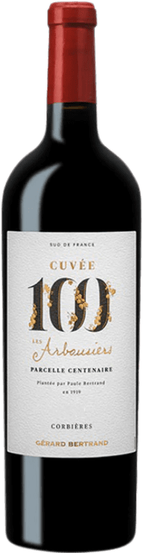 51,95 € 送料無料 | 赤ワイン Gérard Bertrand 100 Les Arbousiers Cuvée A.O.C. Corbières ラングドックルシヨン フランス Garnacha — グルナッシュ, Cariñena — カリニャン ボトル 75 cl
