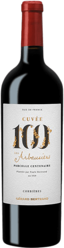 49,95 € Бесплатная доставка | Красное вино Gérard Bertrand Cuvée 100 Les Arbousiers A.O.C. Corbières Лангедок-Руссильон Франция Grenache, Carignan бутылка 75 cl