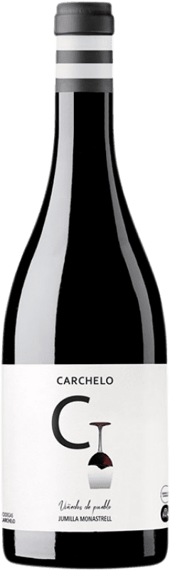 12,95 € Free Shipping | Red wine Carchelo Viñedos de Pueblo D.O. Jumilla Region of Murcia Spain Monastrell Organic Bottle 75 cl