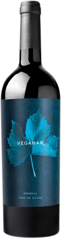 19,95 € 免费送货 | 红酒 Vegamar 预订 D.O. Valencia 巴伦西亚社区 西班牙 Merlot, Syrah, Grenache, Cabernet Sauvignon 瓶子 75 cl