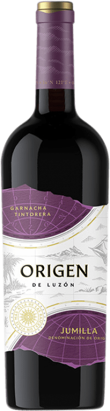 11,95 € Spedizione Gratuita | Vino rosso Luzón Origen D.O. Jumilla Regione di Murcia Spagna Grenache Tintorera Bottiglia 75 cl