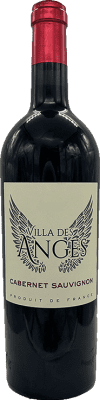 10,95 € Envío gratis | Vino tinto Jeff Carrel Villa des Anges Francia Cabernet Sauvignon Botella 75 cl