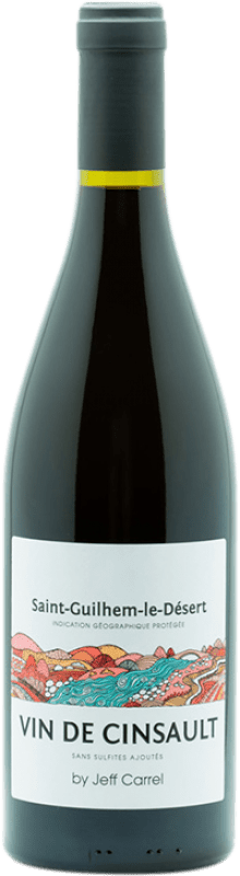 17,95 € Бесплатная доставка | Красное вино Jeff Carrel I.G.P. Vin de Pays Languedoc Лангедок Франция Cinsault бутылка 75 cl