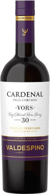 197,95 € Free Shipping | Fortified wine Valdespino Cardenal Palo Cortado VORS D.O. Jerez-Xérès-Sherry Andalusia Spain Palomino Fino Medium Bottle 50 cl