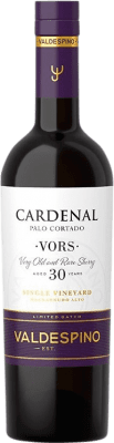 197,95 € Envío gratis | Vino Generoso Fortificado Valdespino Cardenal Palo Cortado VORS Very Old Rare Sherry — Muy Viejo y Exclusivo D.O. Jerez-Xérès-Sherry Andalucía España Palomino Fino Botella Medium 50 cl