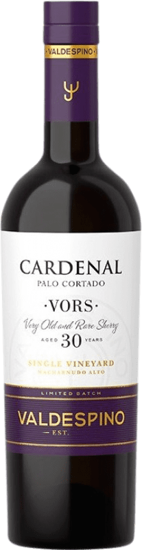 197,95 € Free Shipping | Fortified wine Valdespino Cardenal Palo Cortado VORS D.O. Jerez-Xérès-Sherry Andalusia Spain Palomino Fino Medium Bottle 50 cl