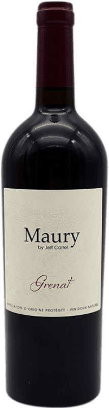 27,95 € 免费送货 | 甜葡萄酒 Jeff Carrel Grenat Sec A.O.C. Maury 朗格多克 - 鲁西荣 法国 Garnacha — 歌海娜 75 cl