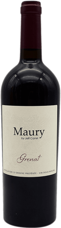 27,95 € Free Shipping | Sweet wine Jeff Carrel Grenat Sec A.O.C. Maury Languedoc-Roussillon France Garnacha Roja Bottle 75 cl