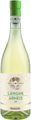11,95 € Envío gratis | Vino blanco Fontanafredda Briccotondo D.O.C. Langhe Piemonte Italia Arneis Botella 75 cl
