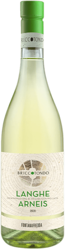 10,95 € Envio grátis | Vinho Branco Fontanafredda Briccotondo D.O.C. Langhe Piemonte Itália Arneis 75 cl