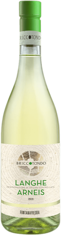 11,95 € Envío gratis | Vino blanco Fontanafredda Briccotondo D.O.C. Langhe Piemonte Italia Arneis Botella 75 cl