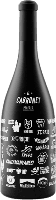 10,95 € 免费送货 | 红酒 Democratic El Cabronet 年轻的 D.O. Penedès 加泰罗尼亚 西班牙 Cabernet Sauvignon 瓶子 75 cl