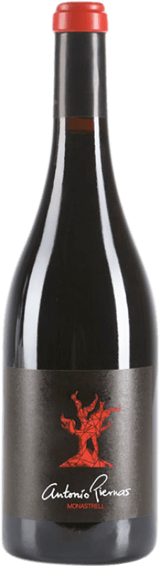 35,95 € Бесплатная доставка | Красное вино Jorge Piernas Antonio Piernas Испания Monastrell бутылка 75 cl