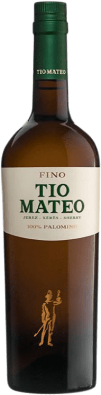 12,95 € 免费送货 | 加强葡萄酒 Valdespino Tío Mateo D.O. Jerez-Xérès-Sherry 安达卢西亚 西班牙 Palomino Fino 75 cl