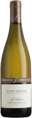 34,95 € Envío gratis | Vino blanco Ferraton Père La Source Blanc A.O.C. Saint-Joseph Francia Marsanne Botella 75 cl