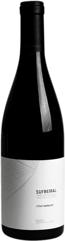 48,95 € Бесплатная доставка | Красное вино César Márquez Sufreiral D.O. Bierzo Кастилия-Леон Испания Tempranillo, Mencía бутылка 75 cl