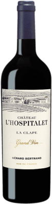 49,95 € 免费送货 | 红酒 Gérard Bertrand Château L'Hospitalet Grand Vin La Clape 朗格多克 法国 Syrah, Grenache, Mourvèdre 瓶子 75 cl