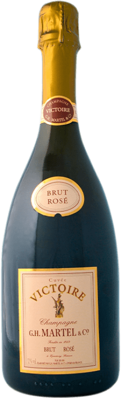149,95 € Free Shipping | Rosé sparkling G.H. Martel Victoire Rosé Cuvée Brut A.O.C. Champagne Champagne France Pinot Black, Chardonnay Magnum Bottle 1,5 L