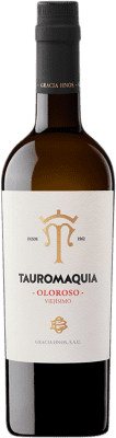 29,95 € Free Shipping | Fortified wine Hermanos Gracia Tauromaquia Oloroso D.O. Montilla-Moriles Andalusia Spain Pedro Ximénez Medium Bottle 50 cl
