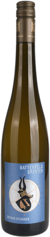 14,95 € 免费送货 | 白酒 Battenfeld Spanier Trocken Q.b.A. Rheinhessen Rheinhessen 德国 Sylvaner 瓶子 75 cl