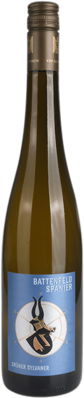 14,95 € 免费送货 | 白酒 Battenfeld Spanier 干 Q.b.A. Rheinhessen Rheinhessen 德国 Sylvaner 瓶子 75 cl