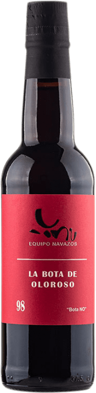 108,95 € Envio grátis | Vinho doce Equipo Navazos La Bota Nº 98 Bota NO Oloroso D.O. Manzanilla-Sanlúcar de Barrameda Andaluzia Espanha Palomino Fino Meia Garrafa 37 cl