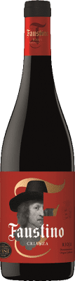 9,95 € Spedizione Gratuita | Vino rosso Faustino Crianza D.O.Ca. Rioja La Rioja Spagna Tempranillo Bottiglia 75 cl
