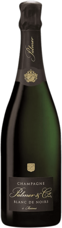 48,95 € 送料無料 | 白スパークリングワイン Palmer & Co Blanc de Noirs Brut A.O.C. Champagne シャンパン フランス Pinot Black, Pinot Meunier ボトル 75 cl