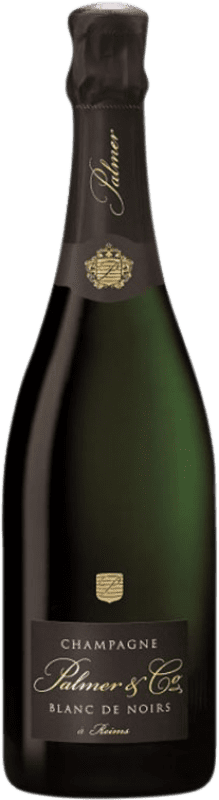 48,95 € 送料無料 | 白のスパークリングワイン Palmer & Co Brut — ブリュット Blanc de Noirs A.O.C. Champagne シャンパン フランス Pinot Noir — ピノ・ノワール, Pinot Meunier — ピノ・ムニエ 75 cl