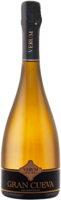 19,95 € 免费送货 | 白起泡酒 Verum Gran Cueva Brut Nature D.O. La Mancha 卡斯蒂利亚 - 拉曼恰 西班牙 Chardonnay 瓶子 75 cl