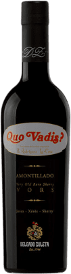104,95 € Free Shipping | Fortified wine Delgado Zuleta Quo Vadis V.O.R.S. Amontillado D.O. Jerez-Xérès-Sherry Andalusia Spain Palomino Fino Medium Bottle 50 cl
