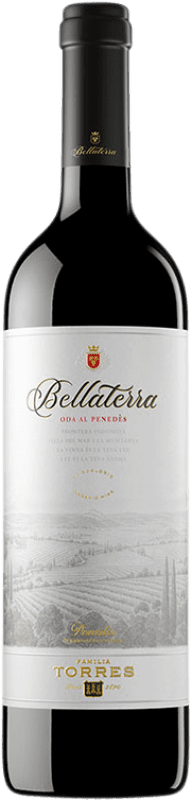 15,95 € Envío gratis | Vino tinto Familia Torres Bellaterra Roble D.O. Penedès Cataluña España Merlot Botella 75 cl