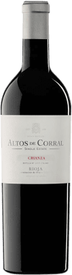 28,95 € Бесплатная доставка | Красное вино Corral Cuadrado Altos Single Estate старения D.O.Ca. Rioja Ла-Риоха Испания Tempranillo бутылка 75 cl