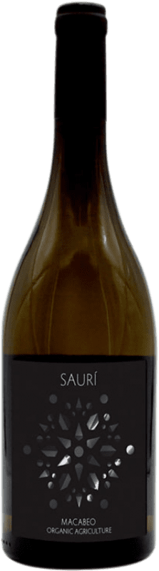 19,95 € Бесплатная доставка | Белое вино Melis Sauri Ecológico D.O. Tarragona Каталония Испания Macabeo бутылка 75 cl