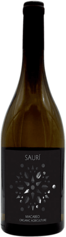 19,95 € Envoi gratuit | Vin blanc Melis Sauri Ecológico D.O. Tarragona Catalogne Espagne Macabeo Biologique Bouteille 75 cl
