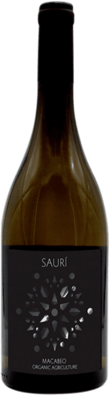 19,95 € Envio grátis | Vinho branco Melis Sauri Ecológico D.O. Tarragona Catalunha Espanha Macabeo Garrafa 75 cl