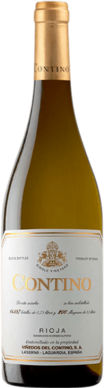 97,95 € Бесплатная доставка | Белое вино Viñedos del Contino Blanco D.O.Ca. Rioja Ла-Риоха Испания Viura, Grenache White бутылка Магнум 1,5 L