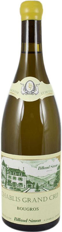 105,95 € Envío gratis | Vino blanco Billaud-Simon Grand Cru Bougros A.O.C. Chablis Borgoña Francia Chardonnay Botella 75 cl
